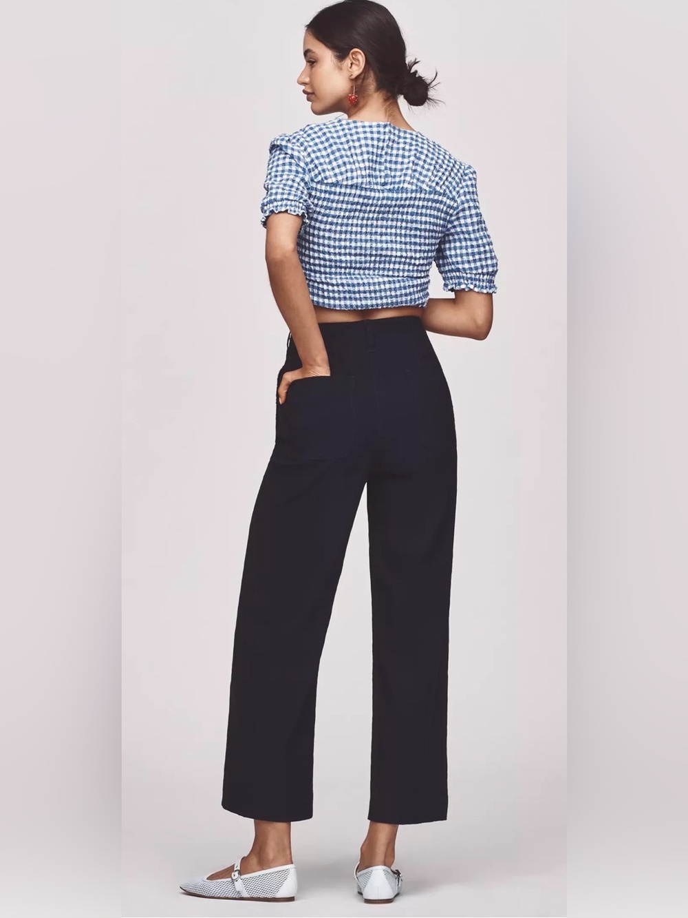 Maeve Colette Scallop Pants - Picture 2 of 6